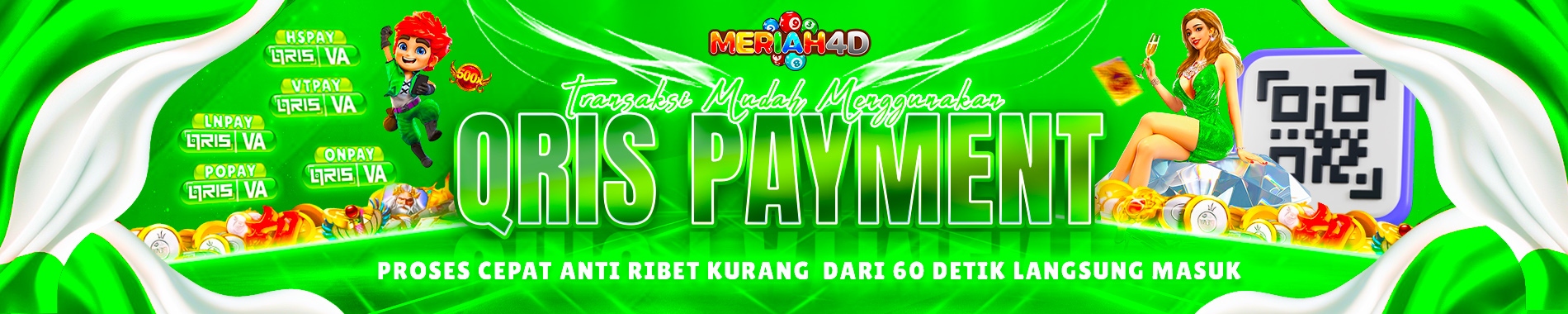BANNER QRIS MERIAH4D